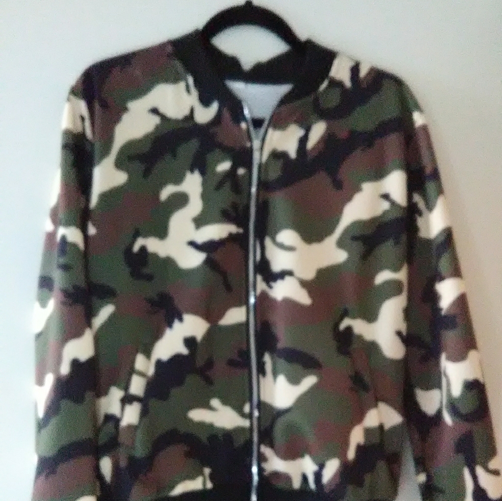 Camouflage Bomber jacket